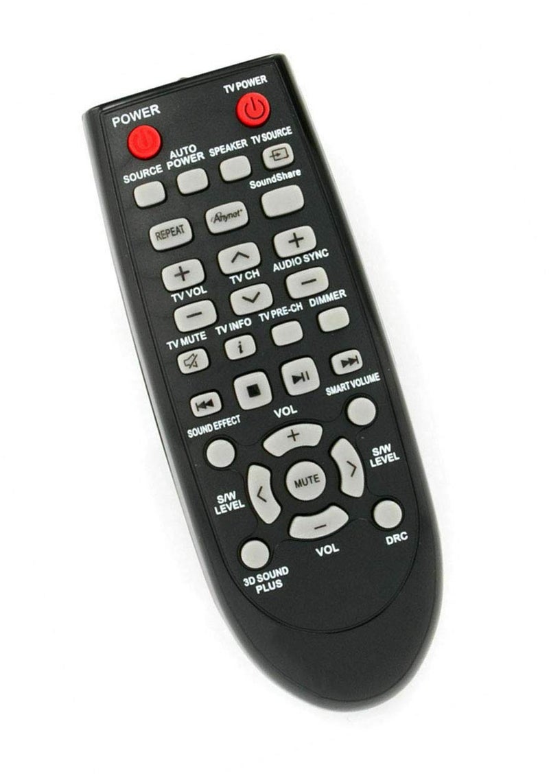 JustFine Replaced Remote Control Compatible for Samsung HW-D350/ZF HW-D450/XU HW-D550 HW-E350 HW-E450/ZAZZ01 HW-F355/ZA HW-F551 HW-H550 Home Theater Sound Bar System - Image 1